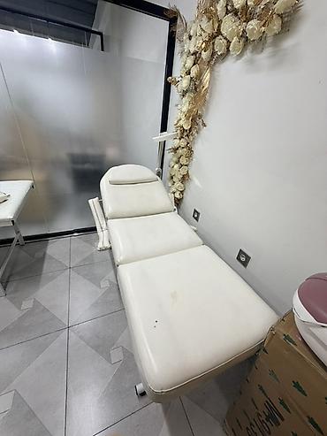 masaj baki: Ağ rəngli kosmetoloji/masaj çarpayısı - Təyinat: kosmetoloji — 3