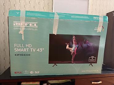 smart tv: Yeni Televizor Riffle 43" FHD (1920x1080) — 2