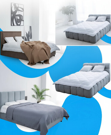 кровать кованая: Буйрутма эмеректер, Уктоочу бөлмө, Керебет