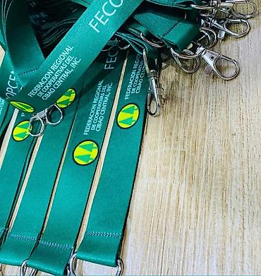 Декоративные ленты и банты: Брендированные ленты‑бейджи (ланъярды) с карабином оптом и в розницу — 2