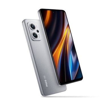 redmi 13 qiymet: Poco X4 GT, 256 ГБ, цвет - Серебристый, Сенсорный, Отпечаток пальца, Face ID