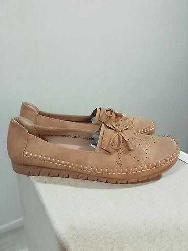 zene baletanke: Nove preudobne krem mokasine 39 broj. Unutrašnje gazište 25 cm — 4