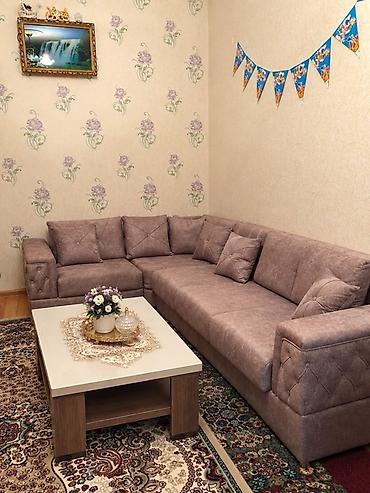 L‑formal künc divan dəsti və uşaq iki mərtəbəli çarpayı Künc divan: -