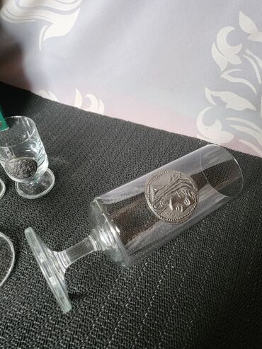 Čaše: Case nove za pivo i zestoko pice Zinnmunsen Nemacka 70,80te. Set za — 18