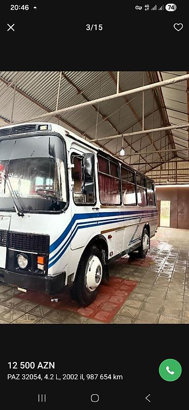 Sərnişin daşımaları: Avtobus — 3