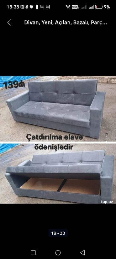 Divanlar: Divan, Yeni, Açılmayan, Bazasız, Nabuk, Ödənişli çatdırılma — 25