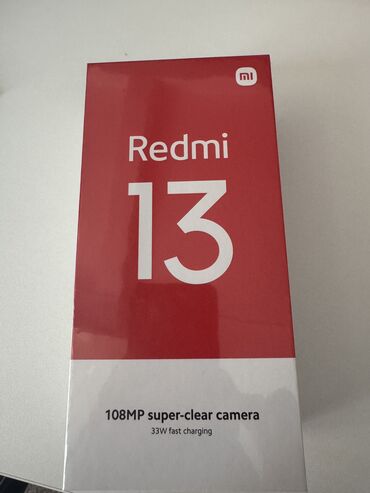срочно продаю дешево: Redmi, Redmi 13, Новый, 128 ГБ, цвет - Черный, 2 SIM