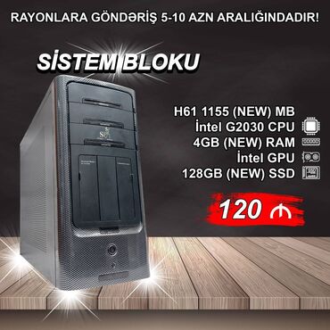 Kompüter və noutbuk aksesuarları: Ofis üçün Kompüterlər "Super Power DDR3 H61 1155 G2030” ⭐Tək Sistem