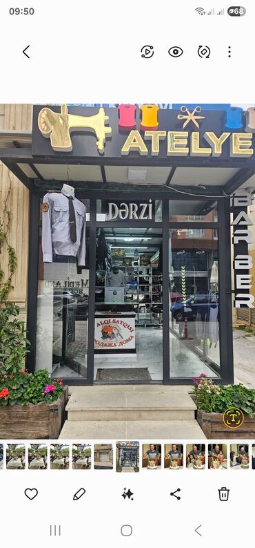 Inzibati heyət: Dərzi tələb olunur, 6 ildən artıq təcrübə, 1/1