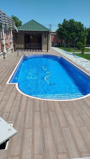 Hovuzlar: LED işıqlandırmalı hovuz və hidromasajlı isti vanna - Gecə istifadə — 9