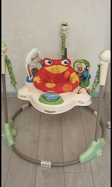 oyuncaq bebe: Uşaq üçün interaktiv tullanqa/jumperoo - Dairəvi dayaq çərçivəsi və 4 — 1