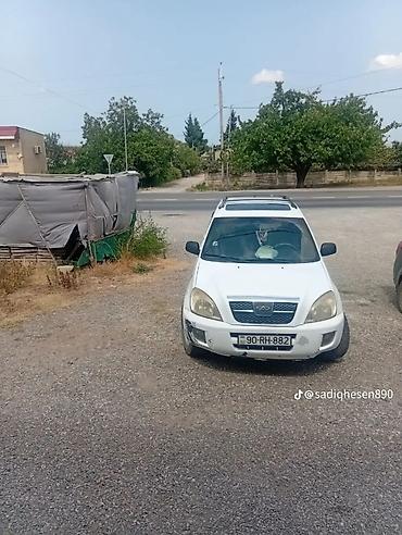 Digər avtomobillər: Ağ rəngli kompakt SUV tipli avtomobil. 5 qapılı kuzova malikdir və həm — 6