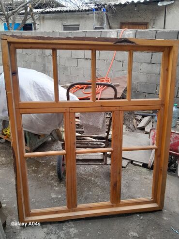 окна деревяные: Деревянное окно, Комбинированное, Новый, 15 *13, Самовывоз