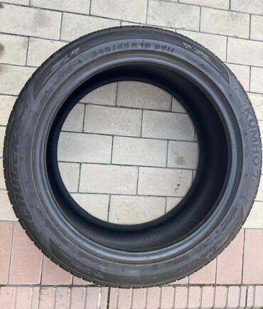 Шины: Шины 245 / 45 / R 19, Лето, Б/у, Комплект, Легковые, Корея, Kumho