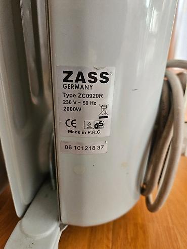 seksiya: ZASS Germany yağlı radiator • 8 seksiya • ZASS Germany ZC0920R, 8 — 2