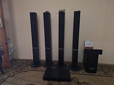 Ev kinoteatrı akustik sistemi – 5.1 set - 4 ədəd hündür “tower” tipli