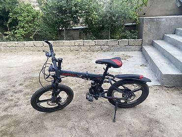 Qatlanan dağ velosipedi – BMX stilində, 20 düymlük təkərlər -