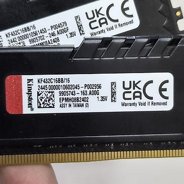 corsair vengeance: Оперативная память (RAM) для ПК, Новый, Kingston Fury, 32 ГБ, DDR4, 3200 МГц — 5