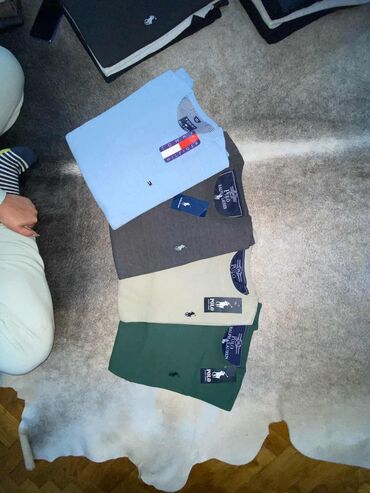 Džemperi: Džemper, Tommy Hilfiger, bоја - Siva, Pamuk — 26