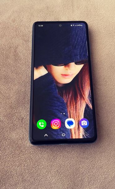 Samsung: Samsung Galaxy A52, 256 GB, rəng - Bej, Barmaq izi, İki sim kartlı, Face ID