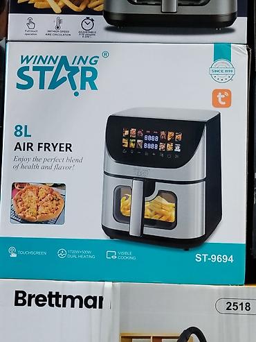 Аэрофритюрница Winning Star ST-9694 - Объем: 8 л - Сенсорное