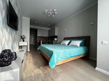 Посуточная аренда квартир: 1 комната, Душевая кабина, Постельное белье, Кондиционер — 21