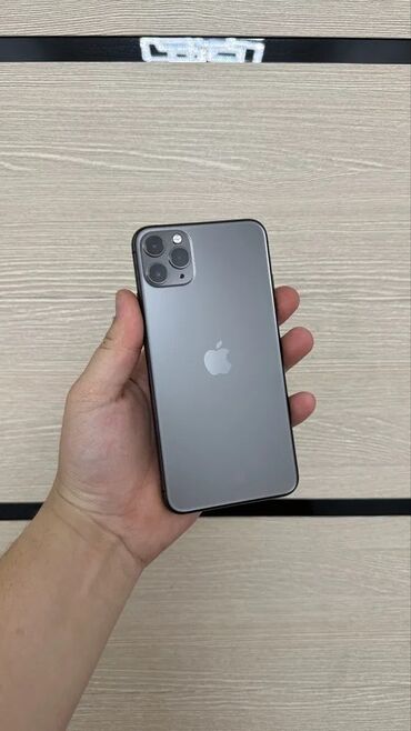 держатель для телефон: IPhone 11 Pro Max, Колдонулган, 64 ГБ, Каптама, 98 %