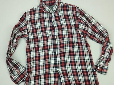 Shirts: Shirt 16 years, condition - Very good, pattern - Cell, color - Red