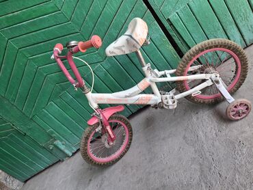 машина мерс с: Балдар үчүн велосипед, 4 дөңгөлөктүү, 4 - 6 жаш, Кыз үчүн, Колдонулган