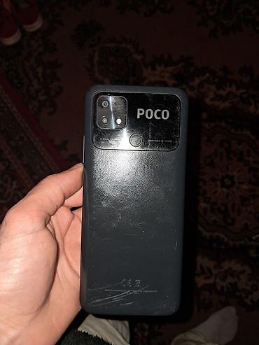 telefonlae: Poco C40, 64 GB, rəng - Qara, Barmaq izi — 3