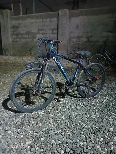 elektirik velosiped: Dağ velosipedi – OnWolfe (qara-mavi) - Güclü alüminium tipli karkas - — 2