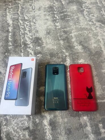 xiaomi redmi note 9s бишкек: Xiaomi, Redmi Note 9S, Колдонулган, 64 ГБ, түсү - Көк, 2 SIM