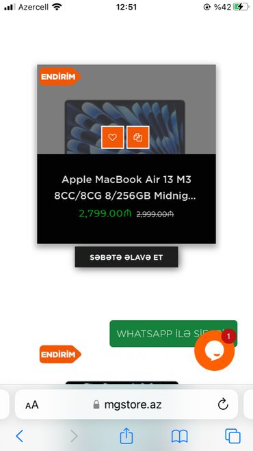 ноутбук apple: Apple M3, 8 GB