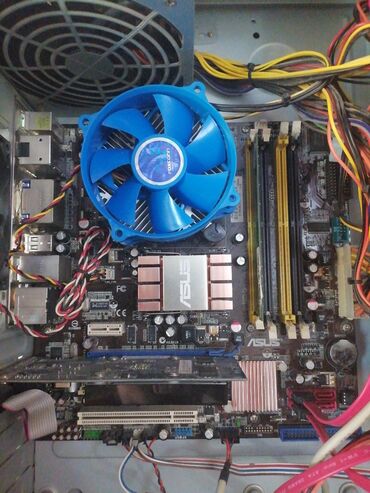 Аксессуары для ПК: Компьютер DDR2 Плата Asus LGA 775 Sockets 3 GB rami 500Gb Hard disk