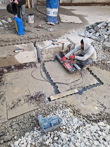 Beton işləri: Beton kəsən beton deşən betonlarin i̇stənilən ölçüdə vəi̇stənilən — 12