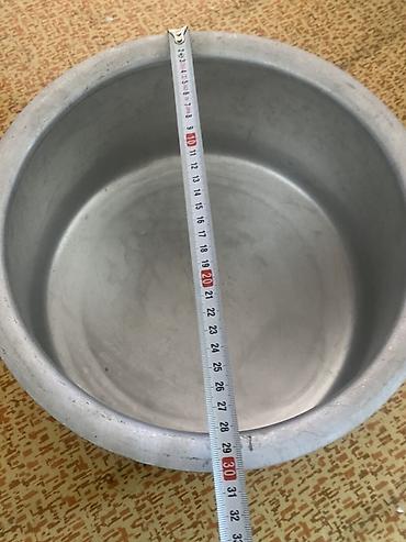 qranit tavalar: Qazan, rəng - Gümüşü, Alüminium, 30 sm — 3