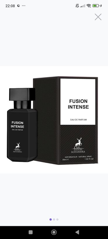 Digər: Maison Alhambra-dan Fusion Intense ətrini təqdim edirəm. Bu, 30 ml