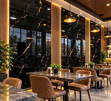 Оңдоп-түзөө жана курулуш: Керамогранит 120×60 см, глянцевый, черный с выразенными золотистыми — 3