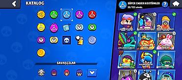 İT, kompüterlər, əlaqə: Brawl Stars oyunu üçün hesab - Kupa: 11,312 - Savaşçılar: 71/104 - — 48