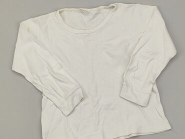 biała bluzka mlodziezowa: Bluzka, 4-5 lat, 104-110 cm, stan - Dobry