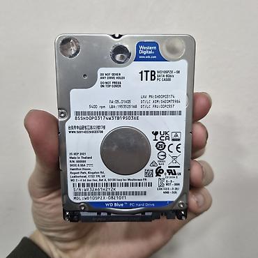 Накопитель для ПК, Новый, Western Digital (WD), HDD, 1 ТБ, 2.5", Для ПК