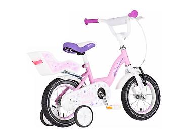 lancast: Bicikl kids Visitor Liloo 12" 8" V-brake, kontra, za visinu 95–115 cm — 3