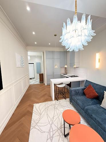 Продажа квартир: 2 комнаты, 48 м², Асанбай мкр Элитка, 2 этаж, Дизайнерский ремонт — 2