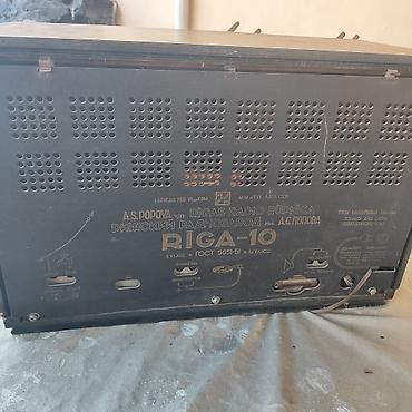 radiolar: Məhsul: Rīgas Radio Rūpnīca (A.S. Popov adına) RIGA-10 lampalı radio — 4