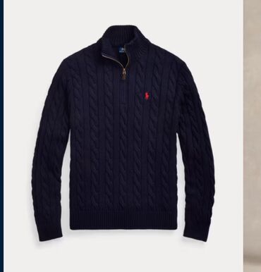 кардиган полузамок: Мужской свитер, 2XL (EU 44), Polo Ralph Lauren, Новый, Самовывоз, Платная доставка