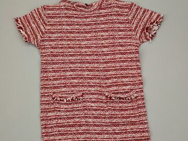 czerwona sukienka satyna: Сукня, Zara, 7 р., 116-122 см, стан - Хороший