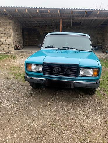 VAZ (LADA): Lada 2107 sedan - Kuzov: 4 qapılı sedan, mavi rəng - Mühərrik — 1