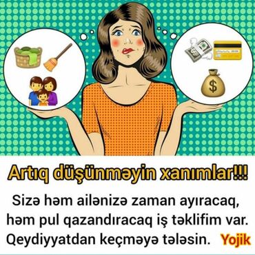 İş Salyanda: Marketoloq. Natamam iş günü