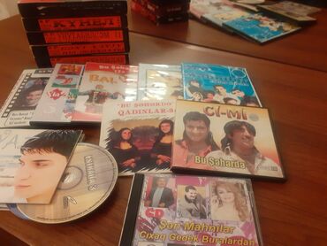 Oyun diskləri və kartricləri: Kino və music disk koset hamısı