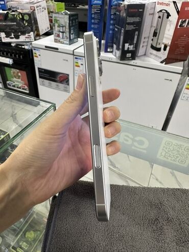кофемашина со встроенным капучинатором: IPhone 16 Pro Max, Жаңы, 256 ГБ, Күмүш, Заряддоочу түзүлүш, Коргоочу айнек, Каптама, Бөлүп төлөө менен, 100 %